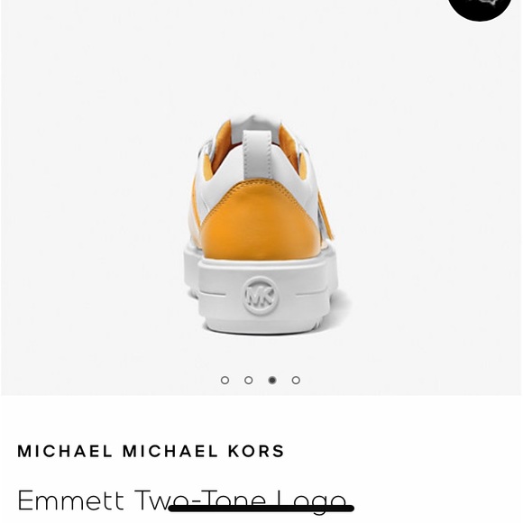 MICHAEL KORS
Emmett Two-Tone Logo
Embellished Leather Sneaker/ 7,5 - Picture 3 of 8